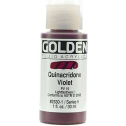 Golden Fluid Acrylics quinacridone violet 1 oz
