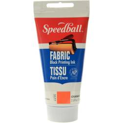 Speedball Block Printing Fabric Ink 2.5 oz. orange