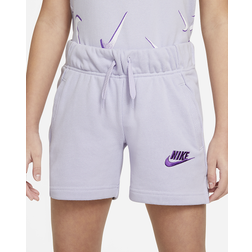 Nike Older Kid's Sportswear Club French Terry Shorts - Purple Chalk/Wild Berry (DA1405-572)