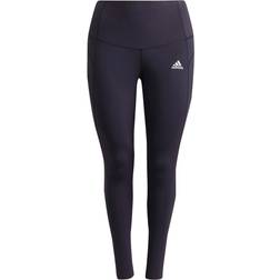 Adidas Feelbriliant Designed to Move Tights Plus Size Women - Legend Ink/White