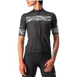 Castelli Fenice Short Sleeve Jersey Women - Light Black/White