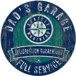 Fan Creations Seattle Mariners Dad's Garage Sign Board