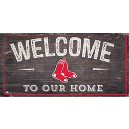 Fan Creations Boston Red Sox Welcome to Our Home Sign Board