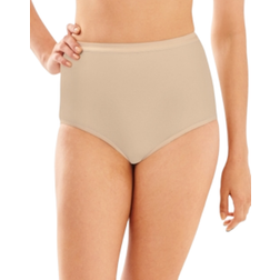 Bali Full Cut Fit Stretch Cotton Brief - Soft Taupe