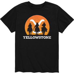 Airwaves Yellowstone Cowboy Sunset T-shirt - Black