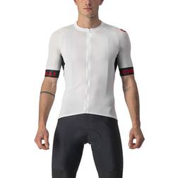 Castelli Entrata VI Jersey - Ivory/Light Black-Red