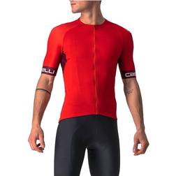 Castelli Entrata VI Jersey - Red/Bordeaux/Ivory