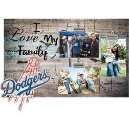 Fan Creations Los Angeles Dodgers I Love My Family Clip Photo Frame