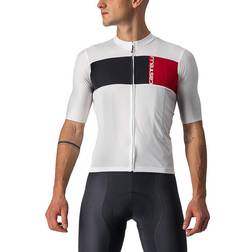 Castelli Prologo 7 Jersey - Ivory/Light Black/Red