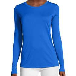 Hanes Sport Cool Dri Performance Long-Sleeve T-shirt Women - Awesome Blue