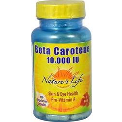 Nature's Life Beta Carotene 10,000 IU 100ct 100