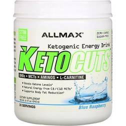 Allmax Nutrition KetoCuts Energy Drink Blue Raspberrry 30 Servings