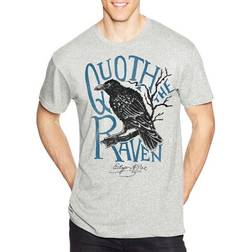 Hanes Graphic T-shirt - Edgar Allen Poe/Light Steel