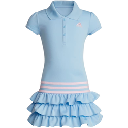 adidas Girl's Polo Dress - Clear Sky (FZ9608)