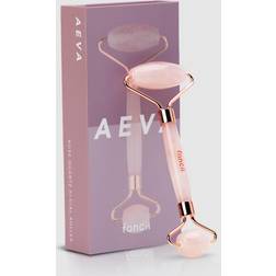 Aeva Genuine Rose Quartz Facial Roller pink