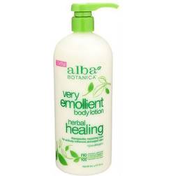 Alba Botanica Very Emollient Body Lotion, Herbal Healing 32 oz