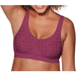 Bali Comfort Revolution ComfortFlex Fit Shaping Wirefree Bra - Deep Cerise Dot