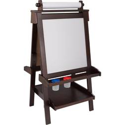 Kidkraft Deluxe Wooden Easel in Espresso