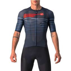 Castelli Climbers 3.0 Short Sleeve Jersey Men - Savile Blue/Red