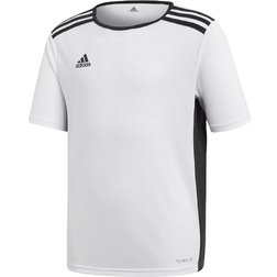 Adidas Entrada 18 Jsy T-shirt Bambino Tg. Anni - Bianco/Nero