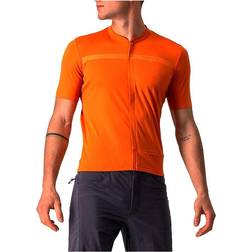 Castelli Unlimited Allroad Short Sleeve Jersey Men - Orange Rust