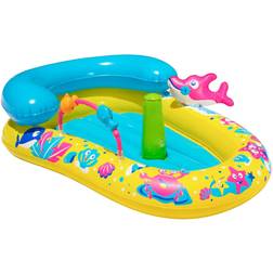 Banzai Backyard Inflatable Water Sprinkling Splash Discovery Activity Center