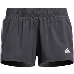 adidas Pacer 3-Stripes Woven Shorts Women - Grey Six/White