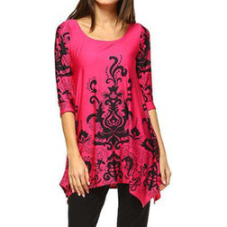 White Mark Women's Yanette Tunic Top - Pink