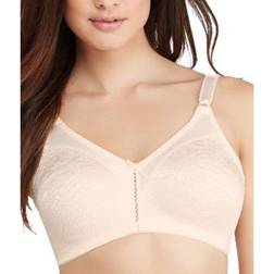 Bali Double Support Lace Wirefree Bra - Porcelain