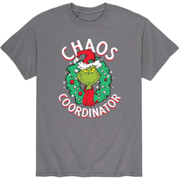 Airwaves Dr. Seuss The Grinch Chaos T-shirt - Gray