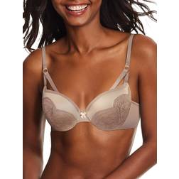 Maidenform Love the Lift Push Up & In Underwire Bra - Evening Blush W/Rose Petal Cream Lace