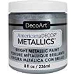 Deco Art Americana Decor 8 oz. Metallic Silver Paint