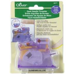 Clover Desk Needle Threader-Purple