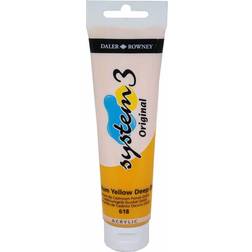 Daler Rowney Daler-Rowney System 3 Acrylics Cadmium Yellow Deep Hue, 150 ml tube