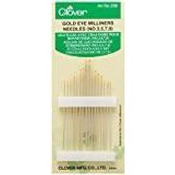 Clover Gold Eye Milliners Needles-Size 3/9 16/Pkg