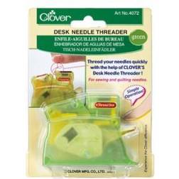 Clover Desk Needle Threader-Green