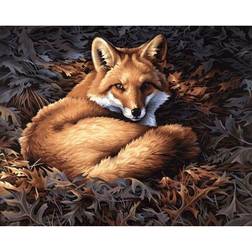 Dimensions Sunlit Fox Counted Cross Stitch Kit 14"X11" 14 Count
