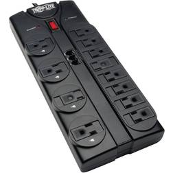 Tripp Lite Surge,12 Outlet,8ft cord,2160J,Modem Black