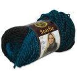 Charcoal/Aqua Scarfie Yarn