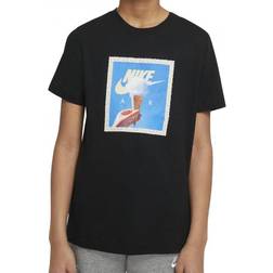 Nike Older Kid's Sportswear T-shirt - Black/Black (DM3416-010)