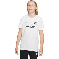 Nike Older Kid's Air T-shirt - White/Black (DO1813-100)