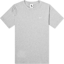 Nike Solo Swoosh T-shirt - Dark Grey Heather/White