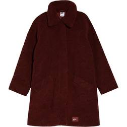 Nike Icon Clash Faux Fur Fleece Coat - Bronze Eclipse