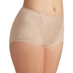 Bali Lace Panel Shaping Brief 2-pack - Soft Taupe