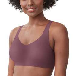 Bali Comfort Revolution Easylite Back Close Wirefree Bra - Dark Mulberry Purple