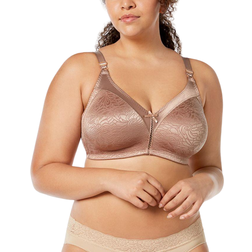 Bali Double Support Lace Wirefree Bra - Sheer Latte