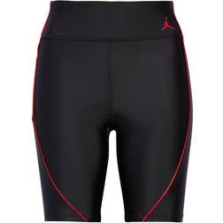 Nike Jordan Essentials Mid-Rise Bike Shorts Women - Black/Black/University Red