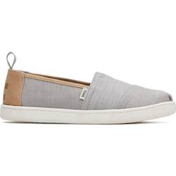 Toms Youth Alpargata Woven - Drizzle Grey