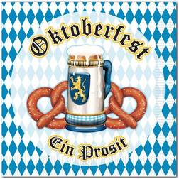 Beistle Oktoberfest Luncheon Napkins- 12 pack(16/Pkg)(2-Ply)