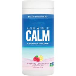 Natural Vitality Natural Vitality Calm Magnesium Powder, Raspberry Lemon,4oz